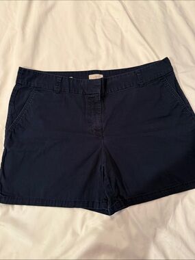 LOFT Dark Navy Chino Shorts